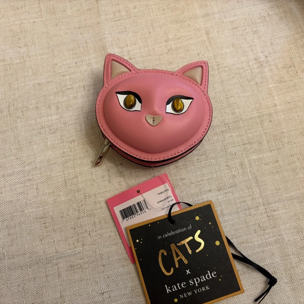 Kate spade Cats pink coin wallet